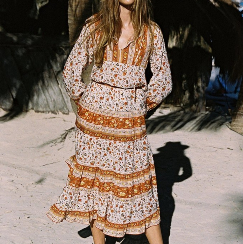 Arnhem Orange Blossom Skirt